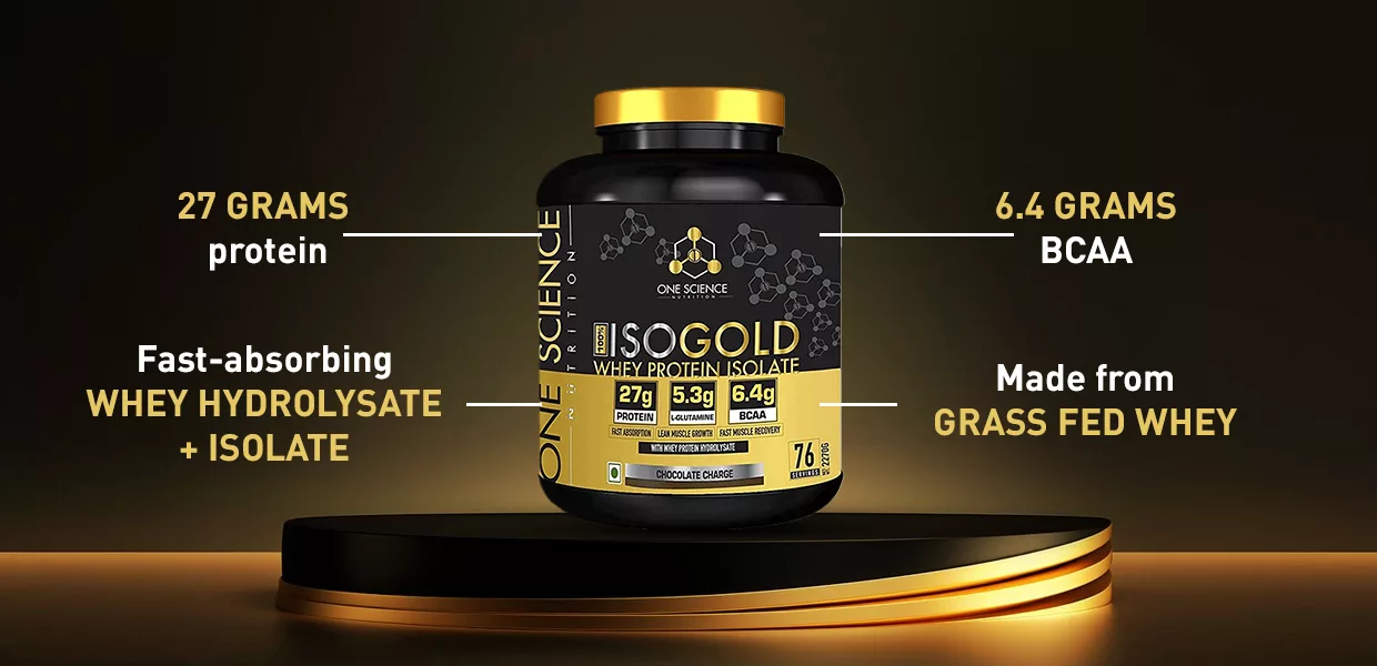 Features of One Science 100 Iso gold Whey Protein