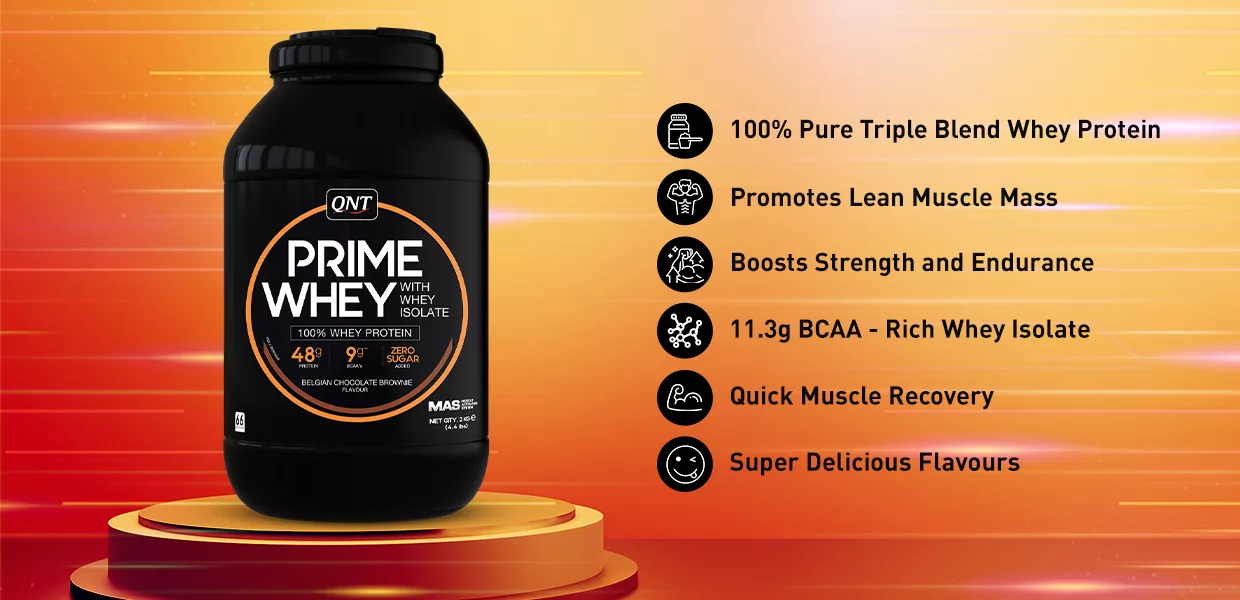 Benefits of QNT Prime Whey Protein
