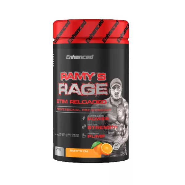 Enhanced Athlete Ramys Rage Stim Reloaded Professional Pre-Workout
