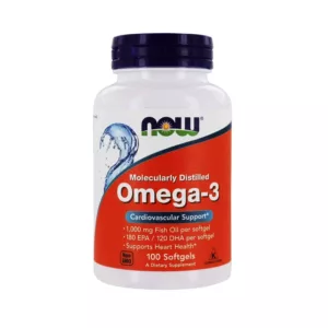 NOW Foods Omega 3 Molecularly Distilled Fish Oil