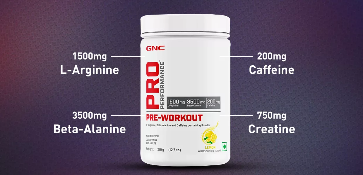 Unique formulation that keeps GNC Pro Pre-Workout