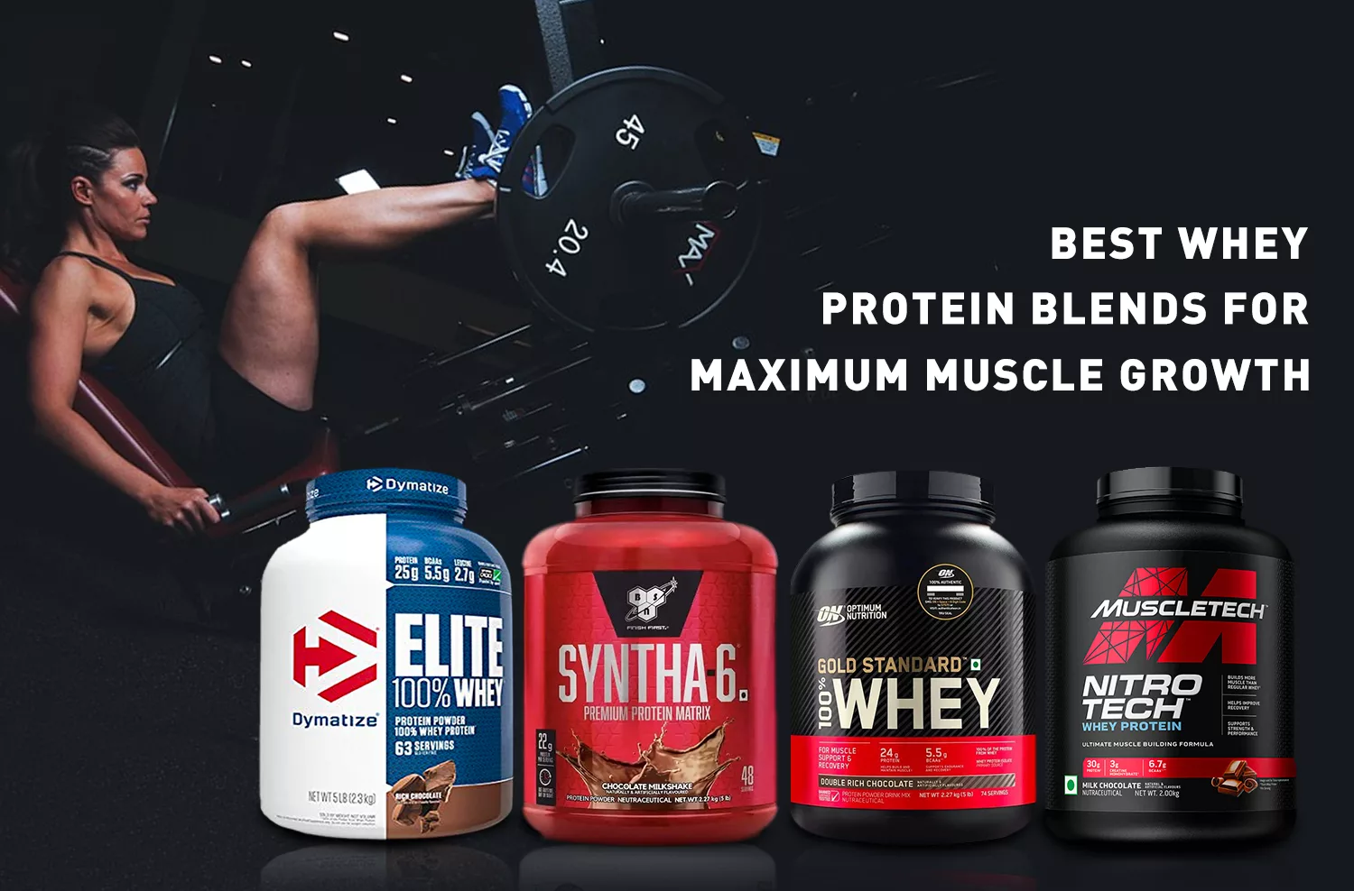 Best Whey Protein Blends for Maximum Muscle Growth