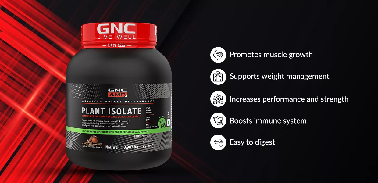 benefits of taking GNC AMP Plant Protein
